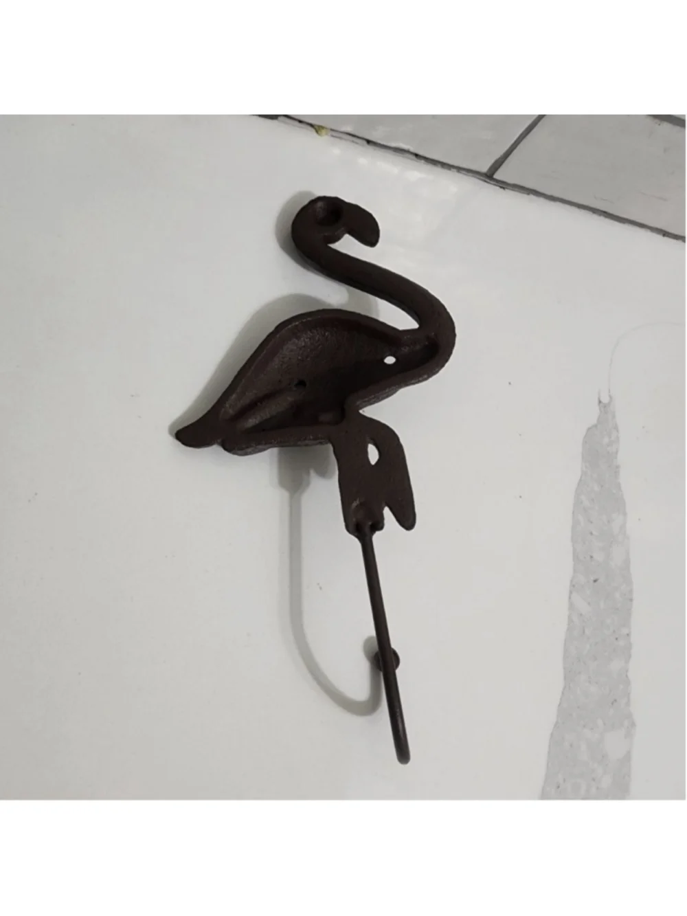 Flamingo Wall Hook, Cast Iron